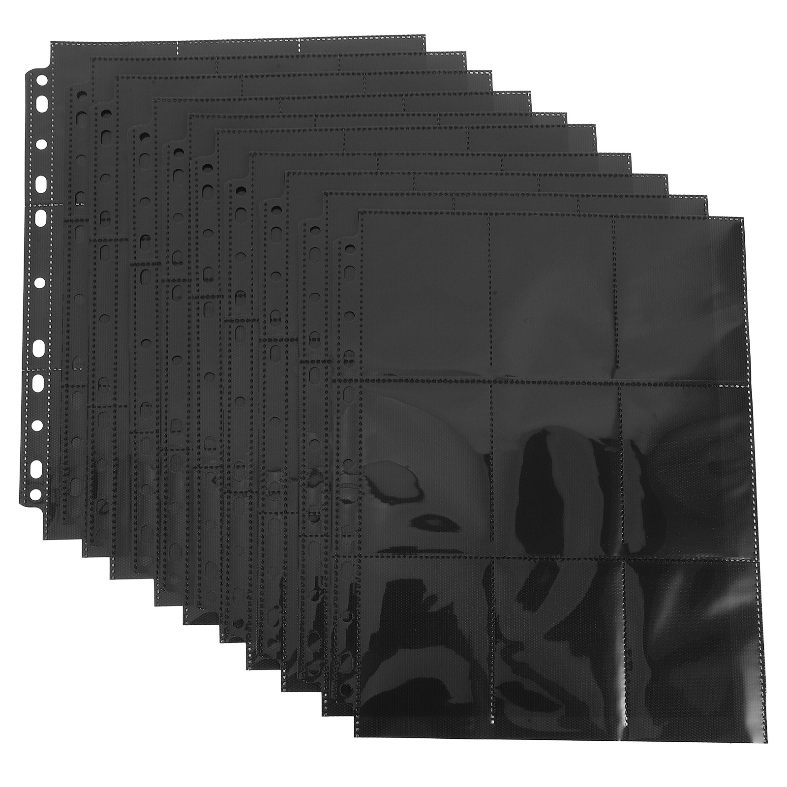 Trading Card Binder - 10 прозрачных двусторонних пакетов из ПВХ
