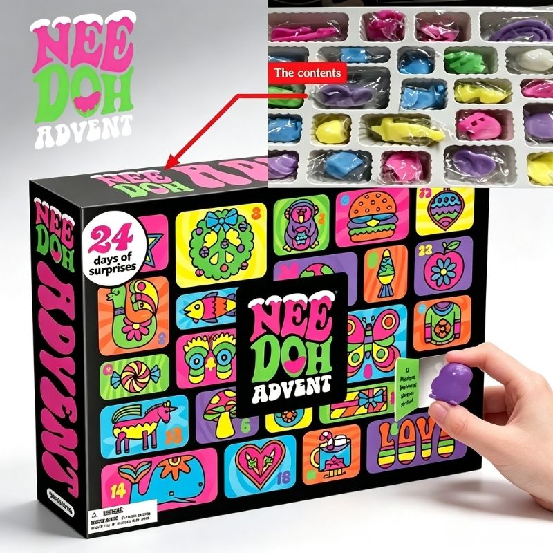Mystery Box Blind Bag - Новый рождественский адвент-календарь Needoh 2026 года,