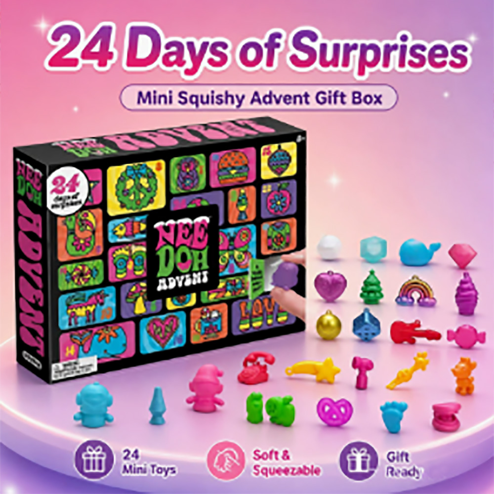Адвент-календарь Needoh: 24 дн – обзор и цена Mystery Box Blind Bag