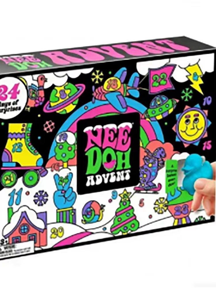 24 шт. Nee-Doh Squish Fidget A – обзор и цена Mystery Box Blind Bag